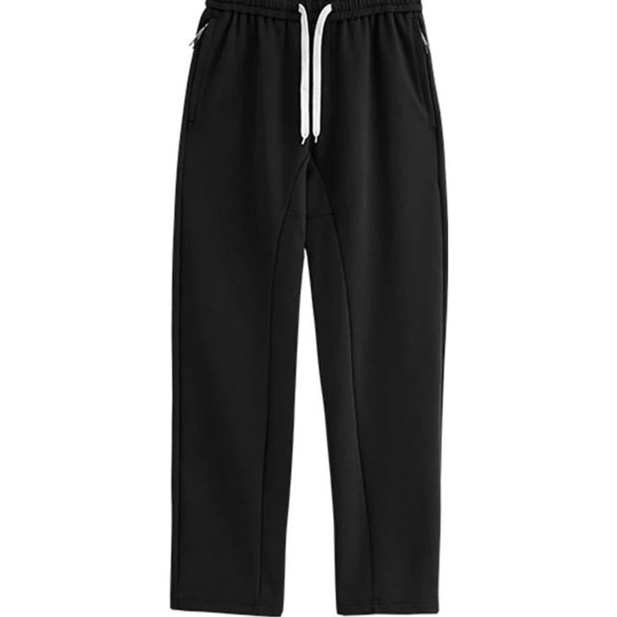 LS-B0306 Soft Fleece Casual Sweatpants in Obsidian Black, original product photograph