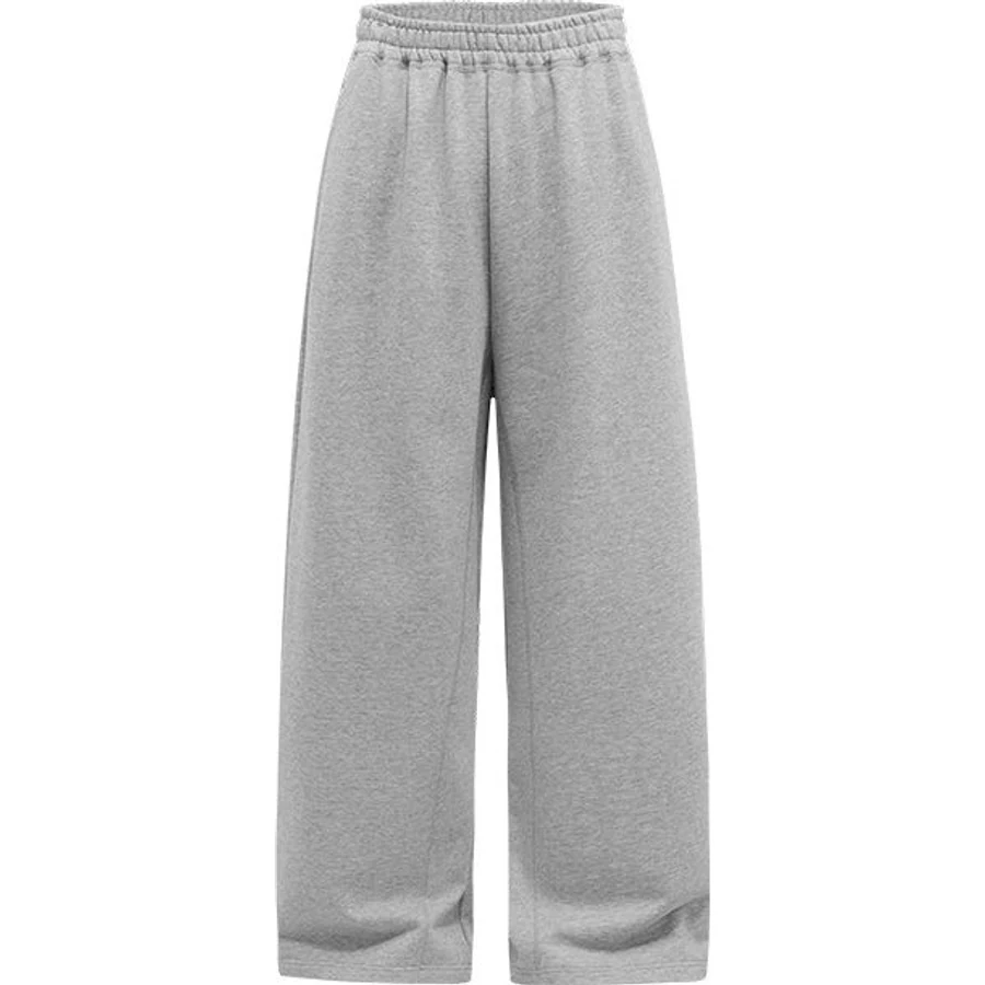 LS-B0310 Cotton Wide-Leg Sweatpants in Heather Grey, original product photograph