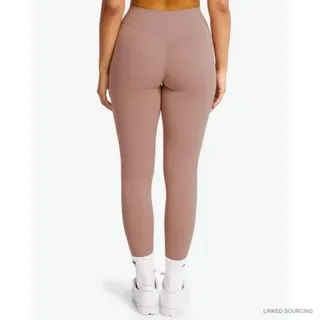 LS-B0318 Brushed High-Waist Yoga Leggings in Blush, original product photograph