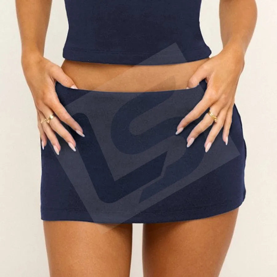 LS-B0362 Classic Court Training Skirt in Navy, original product photograph