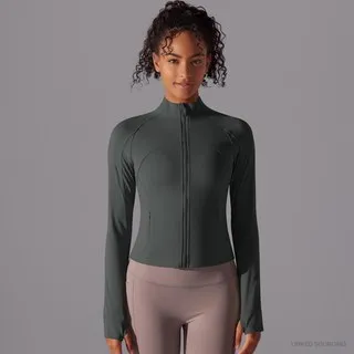 LS-B0370 Brushed Stand-Collar Zip Jacket in Graphite Grey, original product photograph