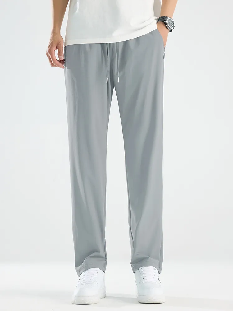 LS-B0378 Medium Grey — Straight Leg front view — original product photograph