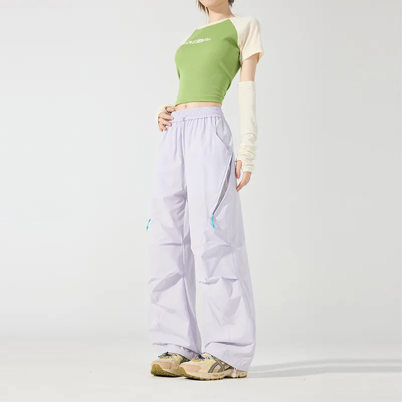 LS-B0383 Men's Outdoor Performance Pants in White vine purple, original product photograph