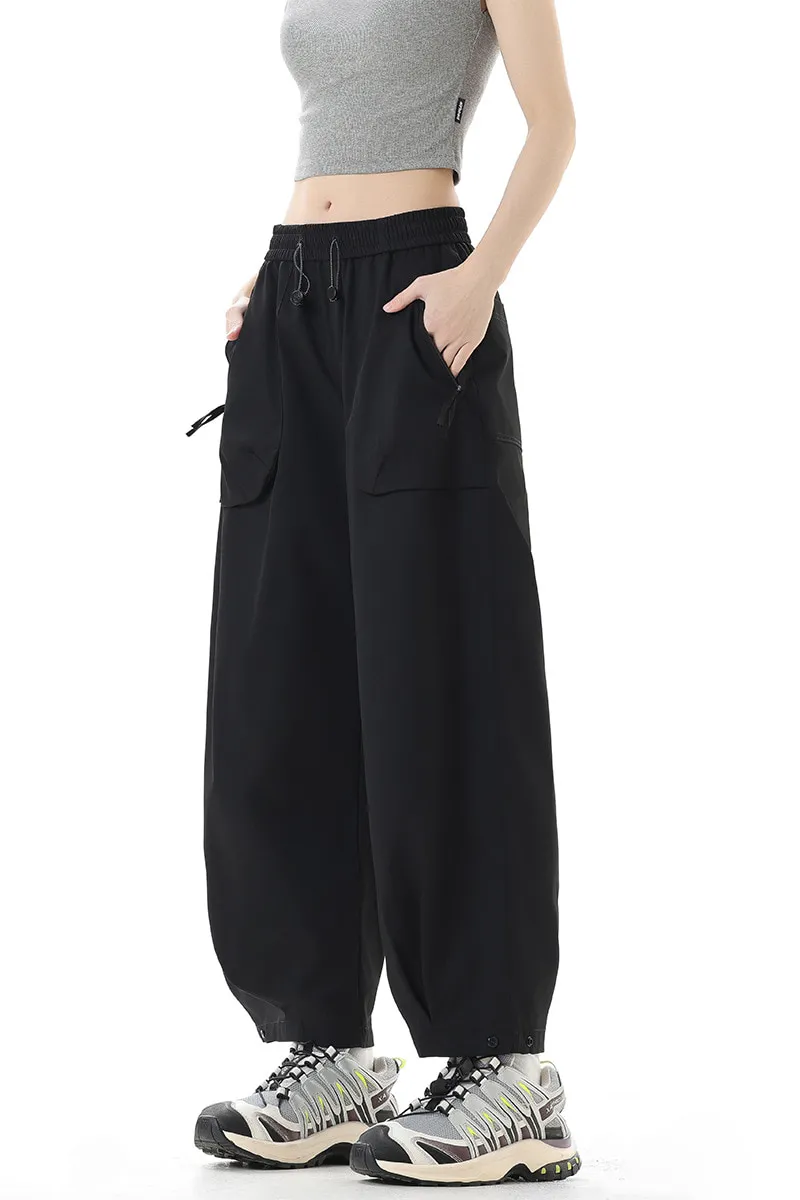 LS-B0386 Men's Outdoor Performance Pants in Black - cropped pants, original product photograph