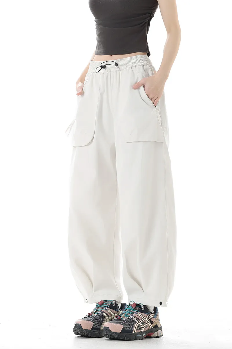 LS-B0386 Men's Outdoor Performance Pants in White - cropped pants, original product photograph
