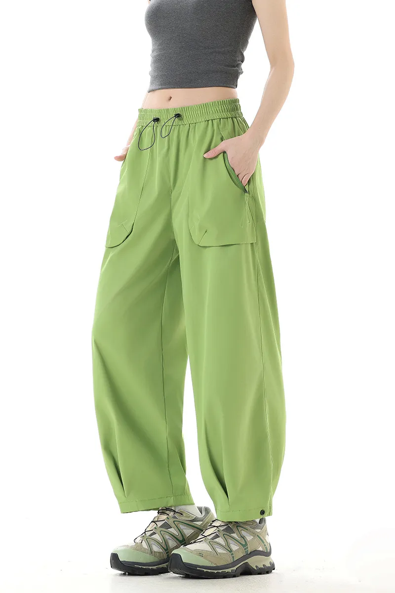 LS-B0386 Men's Outdoor Performance Pants in Green - cropped pants, original product photograph