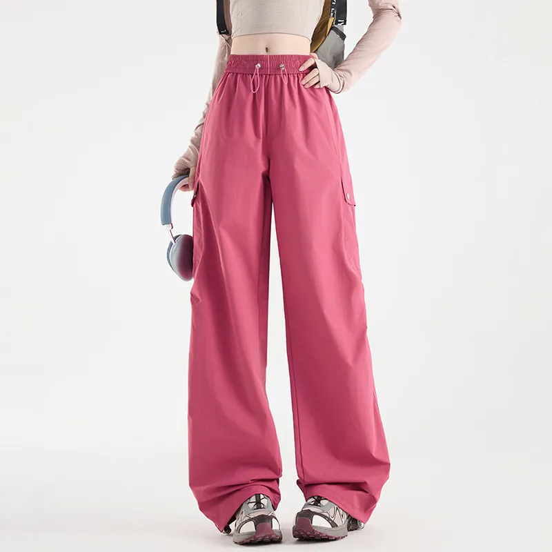 LS-B0387 Men's Outdoor Performance Pants in Rose red, original product photograph