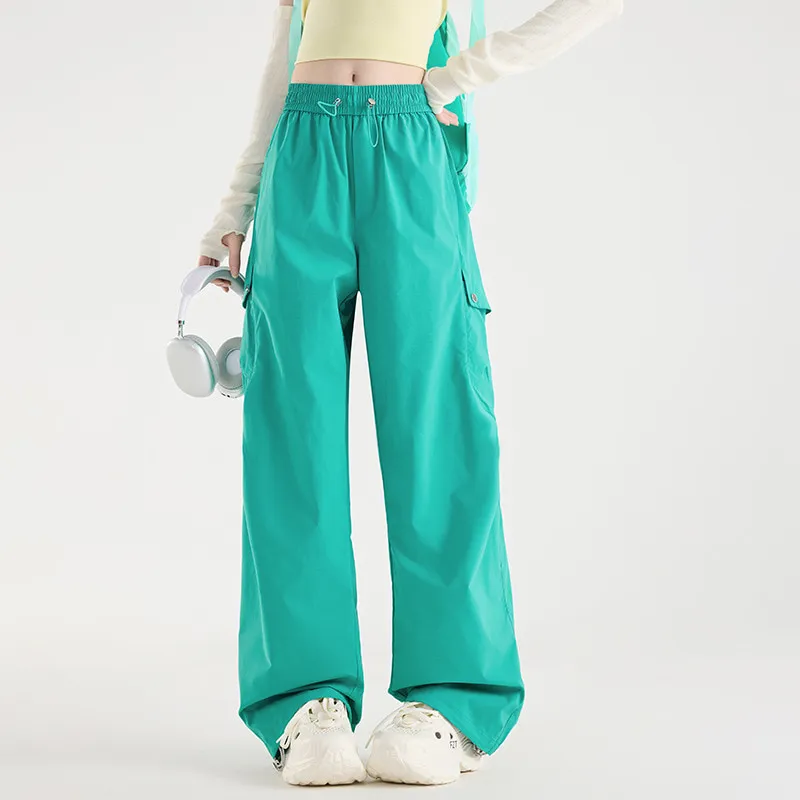LS-B0387 Men's Outdoor Performance Pants in Turquoise green, original product photograph