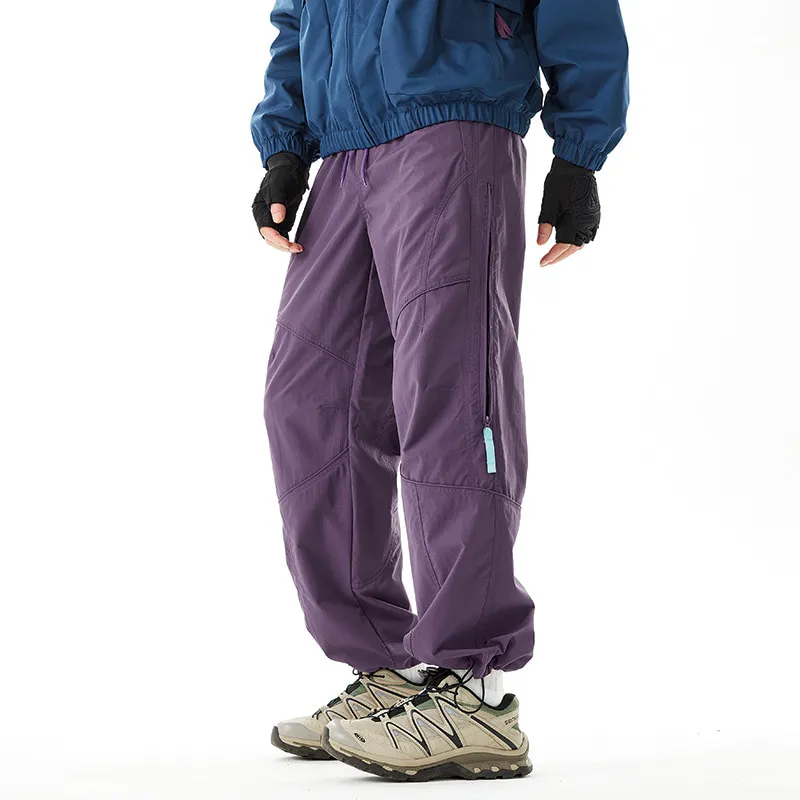 LS-B0390 Men's Outdoor Performance Pants in Purple, original product photograph