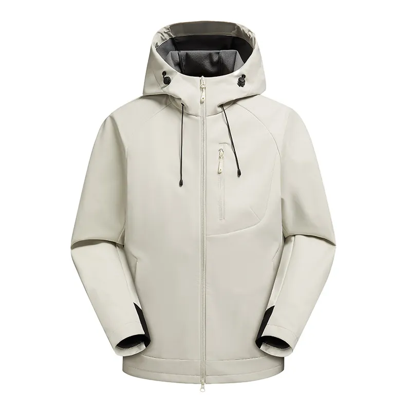 LS-B0392 Unisex Fleece-Lined Softshell Jacket in Three-Proof Mikachi, original product photograph