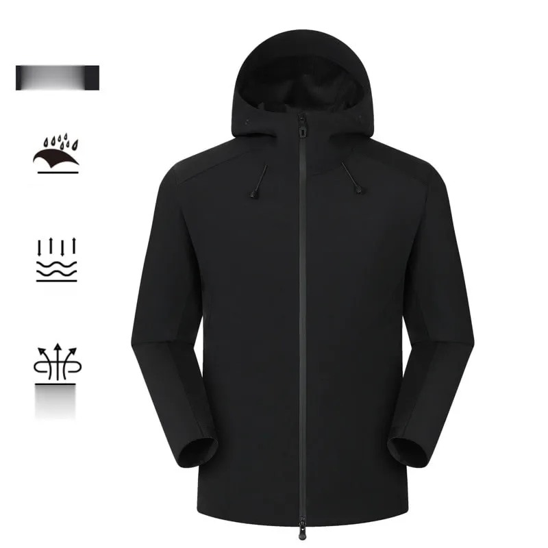 LS-B0395 Men's Softshell Jacket in 017/black, original product photograph