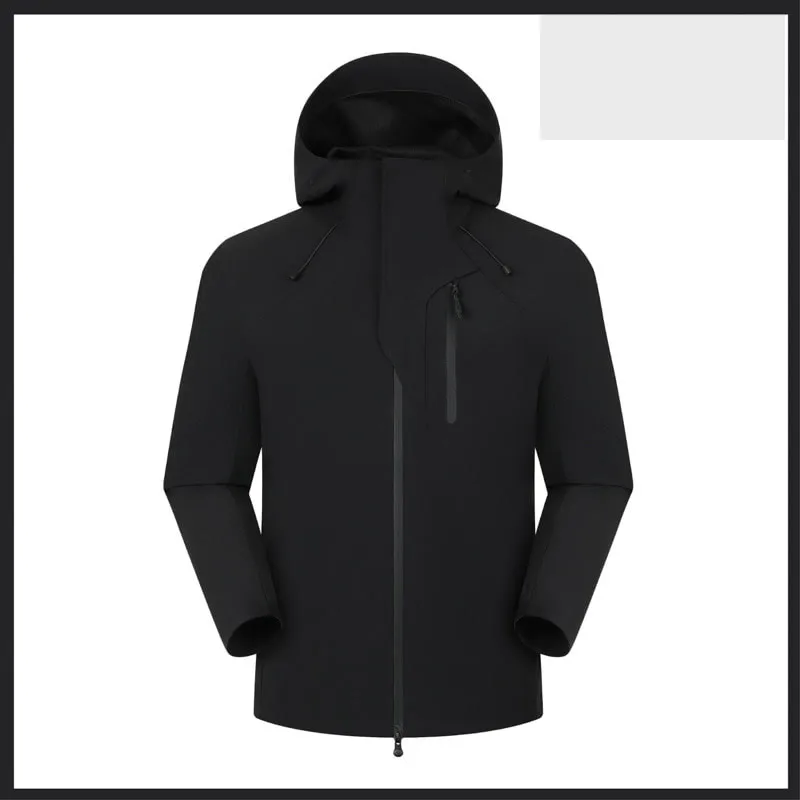 LS-B0396 Men's Softshell Jacket in Advanced black, original product photograph