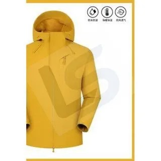 LS-B0396 Men's Softshell Jacket in Quicksand yellow, original product photograph