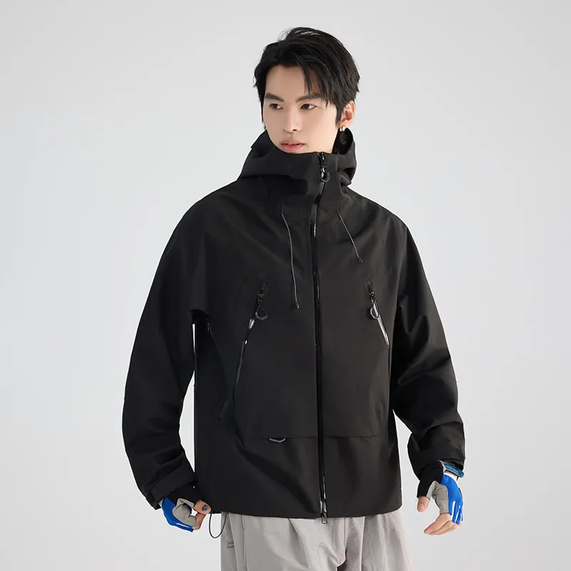 LS-B0397 Black — Unisex Hardshell front view — original product photograph