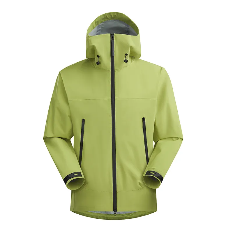 LS-B0399 Unisex Seam-Taped Lightweight Hardshell Jacket in Easy Green, original product photograph