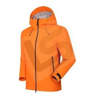 LS-B0401 Men's 3-in-1 Hardshell Jacket in Dopamine orange-single jacket, original product photograph