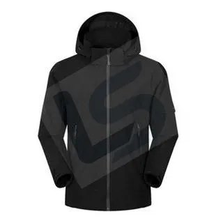 LS-B0405 Men's 3-in-1 Hardshell Jacket in Brand black - unisex code [single jacket], original product photograph
