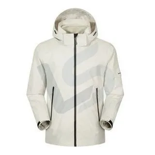 LS-B0405 Men's 3-in-1 Hardshell Jacket in Ivory white - unisex code [fleece two-piece set], original product photograph