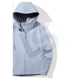 LS-B0407 Men's Hardshell Jacket in Ethan blue, original product photograph