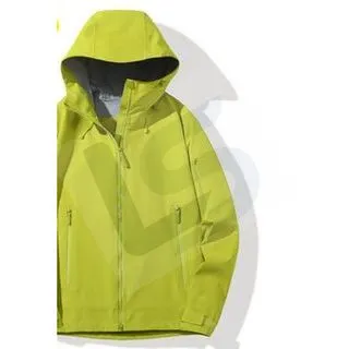 LS-B0407 Men's Hardshell Jacket in Oil tea yellow, original product photograph