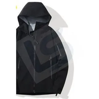 LS-B0407 Men's Hardshell Jacket in Black, original product photograph