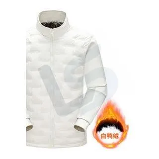 LS-B0415 Men's Down Jacket in White, original product photograph