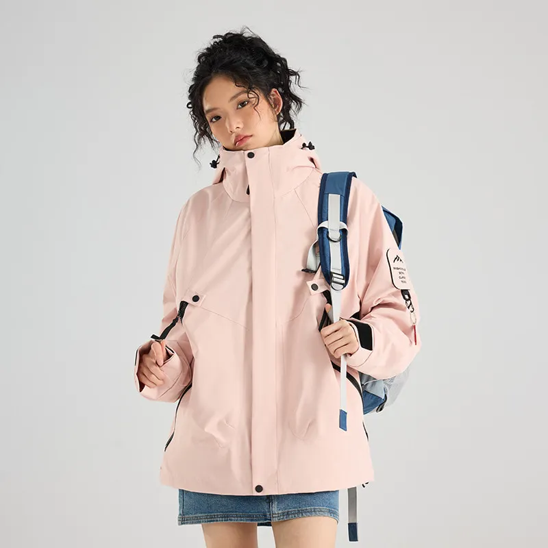 LS-B0417 Men's 3-in-1 Shell Jacket in Ice mist powder-water-repellent jacket, original product photograph