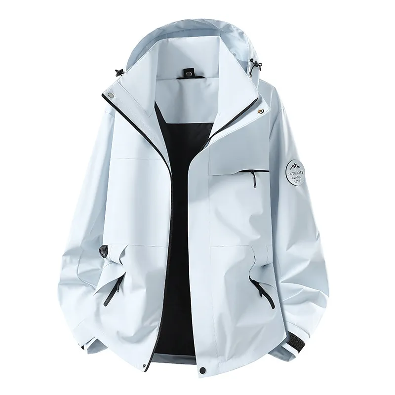 LS-B0420 Baby blue-single coat front view — original product photograph