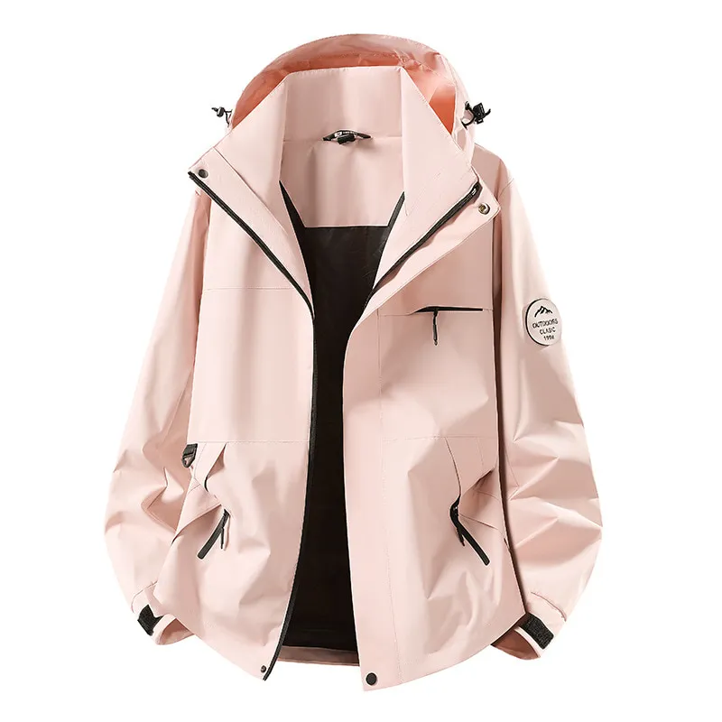 LS-B0420 Men's 3-in-1 Shell Jacket in Ice mist powder-single coat, original product photograph
