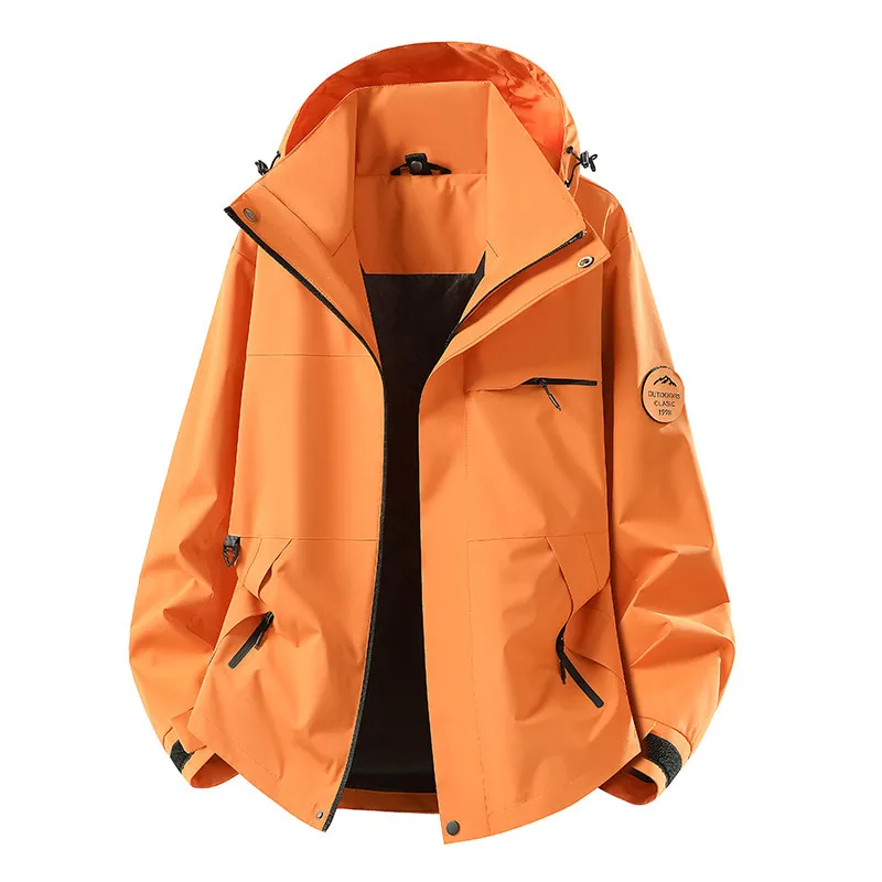 LS-B0420 Men's 3-in-1 Shell Jacket in Thermacharm orange - single outerwear, original product photograph