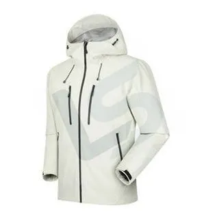 LS-B0424 Men's 3-in-1 Shell Jacket in Ivory-single jacket, original product photograph