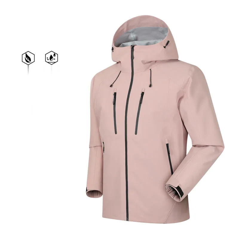 LS-B0424 Men's 3-in-1 Shell Jacket in Lotus root powder-single jacket, original product photograph