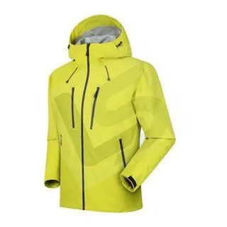 LS-B0424 Men's 3-in-1 Shell Jacket in Lemon yellow-single jacket, original product photograph