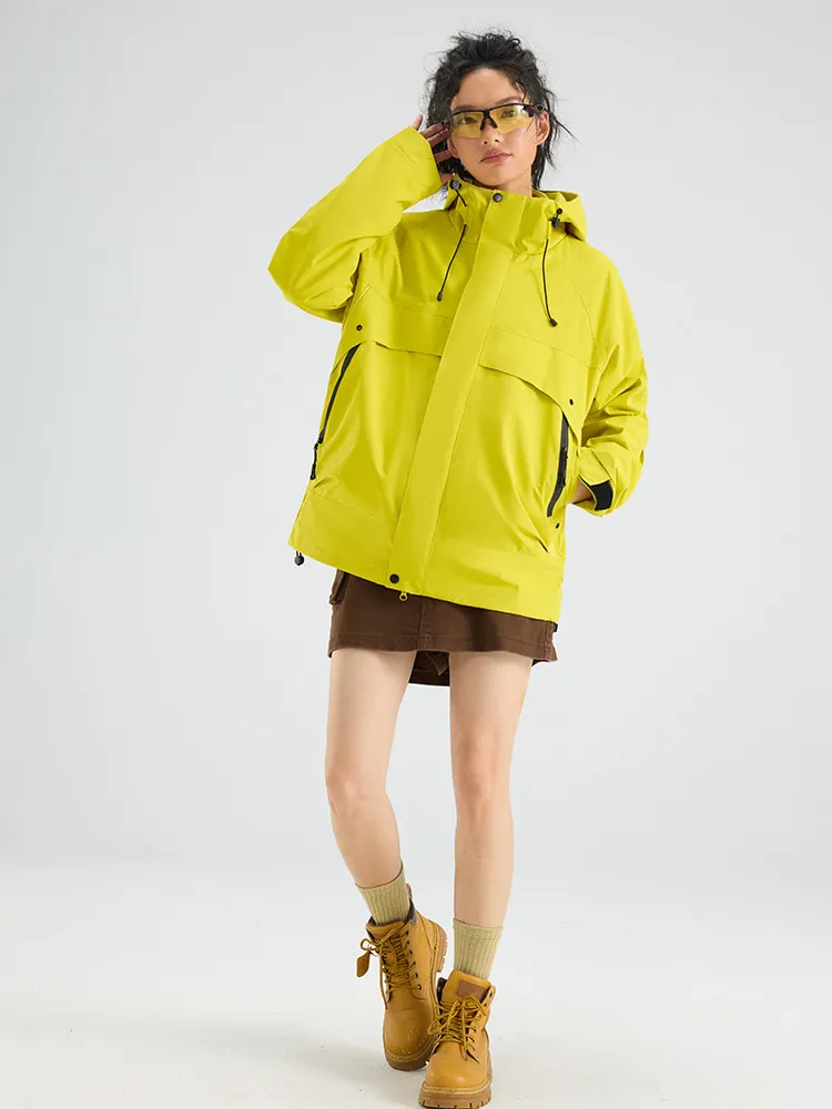 LS-B0428 Men's 3-in-1 Shell Jacket in Fluorite green-water-repellent jacket, original product photograph
