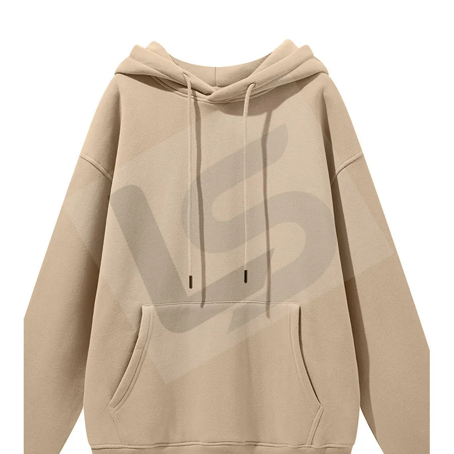 LS-B0431 Men's Heavyweight Oversized Hoodie in Khaki, original product photograph