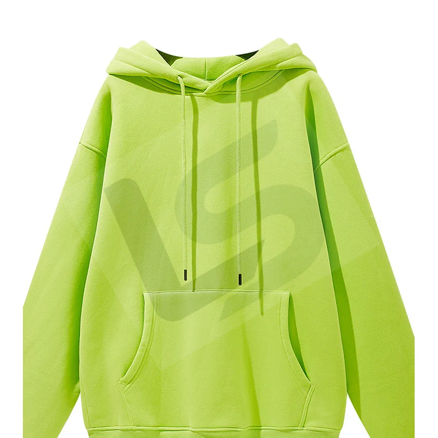 LS-B0431 Men's Heavyweight Oversized Hoodie in Neon Green, original product photograph