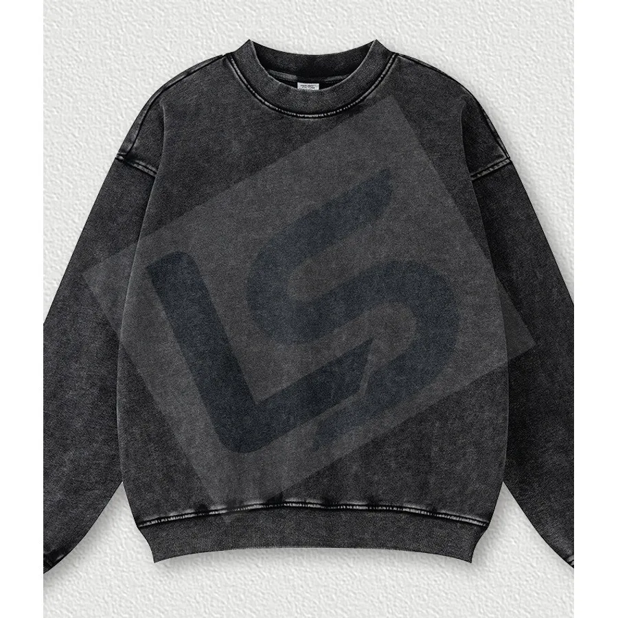 LS-B0434 Black Snow Wash front view — original product photograph