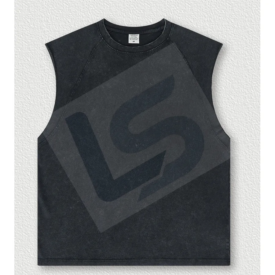 LS-B0437 Black Snow Wash front view — original product photograph