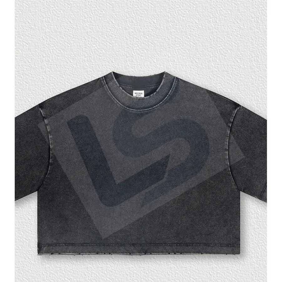 LS-B0438 Black Snow Wash front view — original product photograph