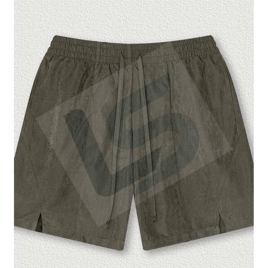 LS-B0445 Women's Streetwear Shorts in Army Green, original product photograph