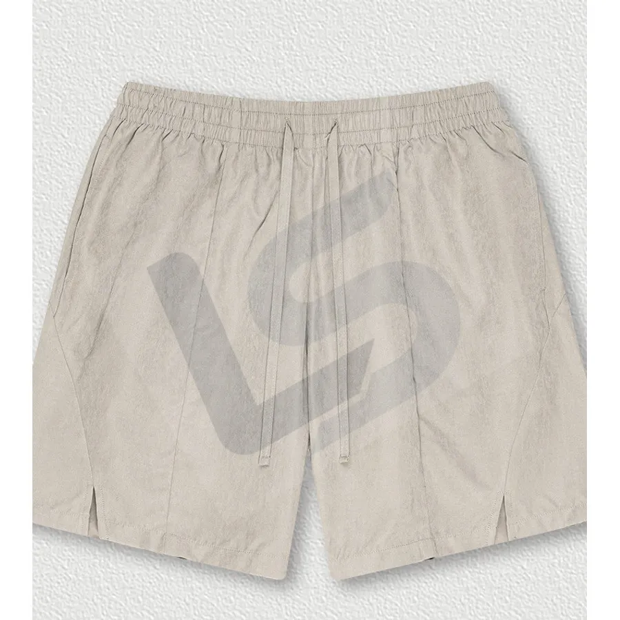 LS-B0445 Women's Streetwear Shorts in Grey Apricot, original product photograph