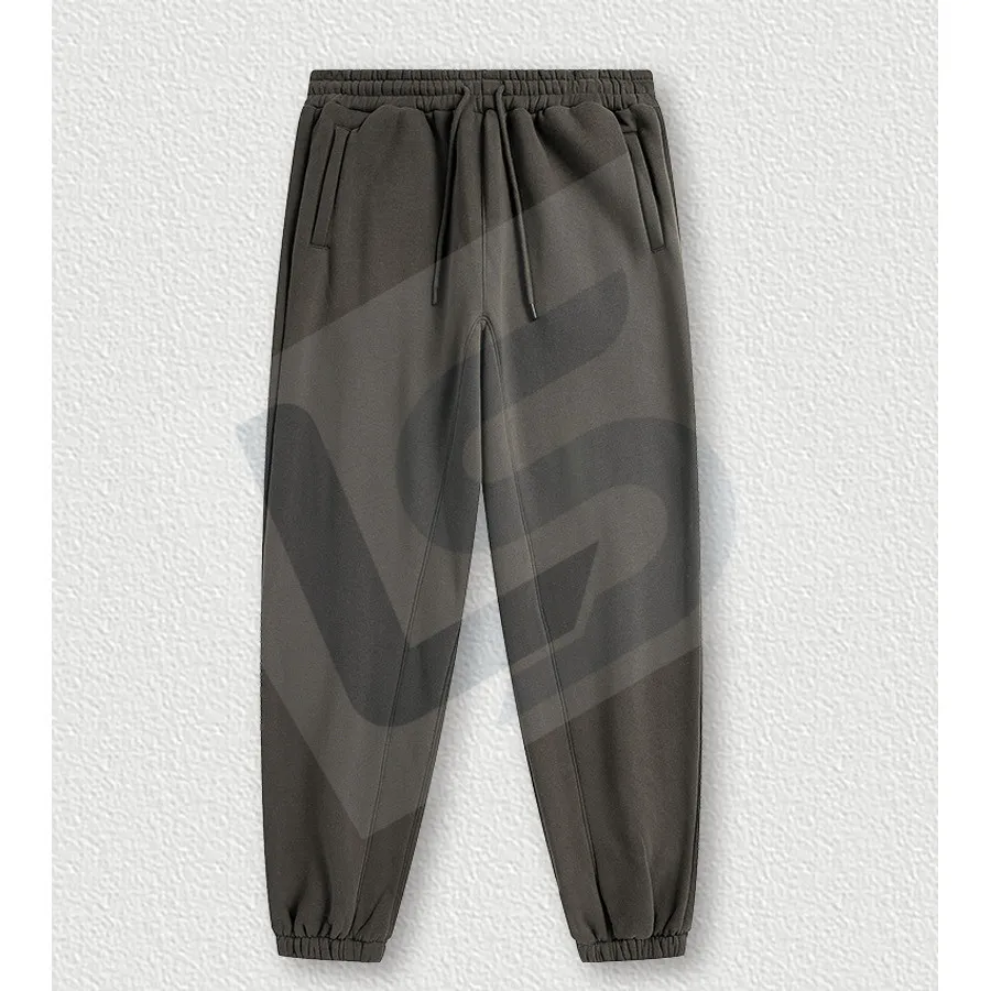 LS-B0447 Men's Heavyweight Oversized Streetwear Joggers in Taupe, original product photograph