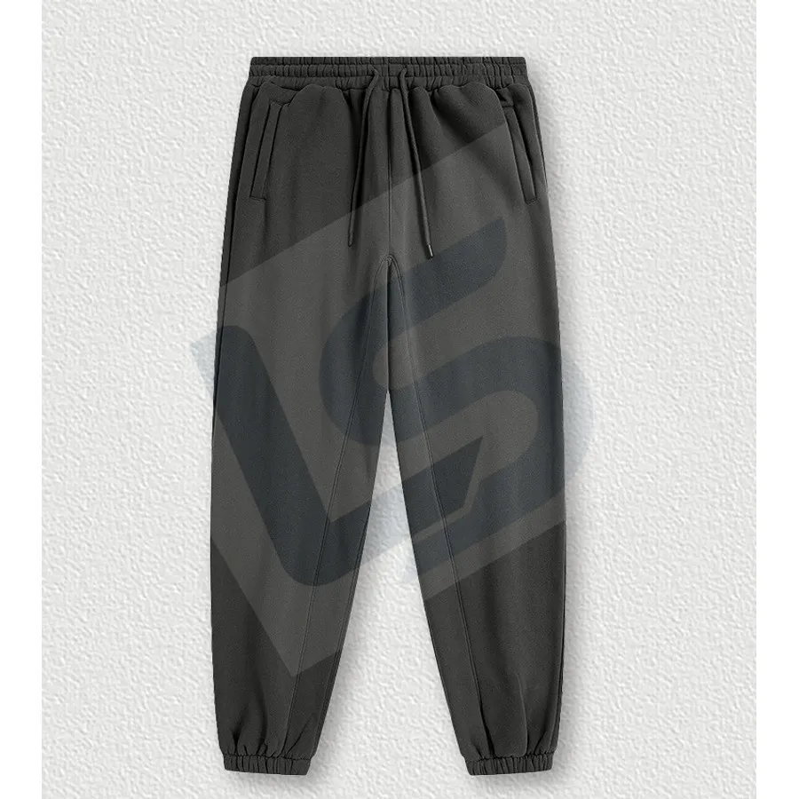 LS-B0447 Men's Heavyweight Oversized Streetwear Joggers in Dark Grey, original product photograph