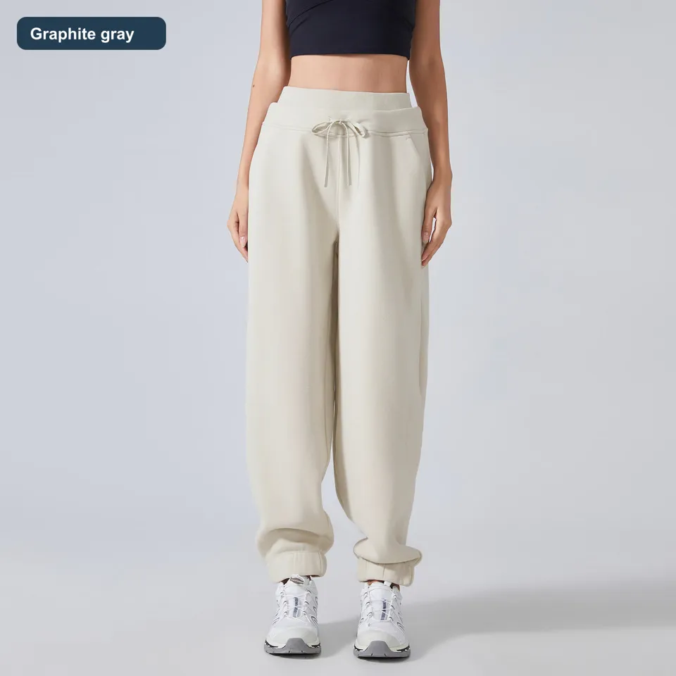 LS-B0526 Women's Cotton Active Pants in Graphite gray, original product photograph