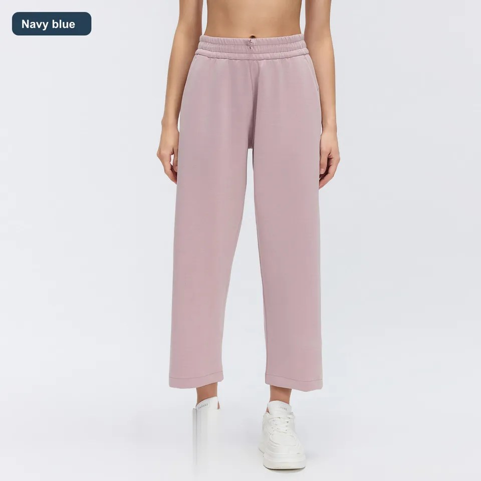 LS-B0533 Women's Modal Wide-Leg Pants in Navy blue, original product photograph