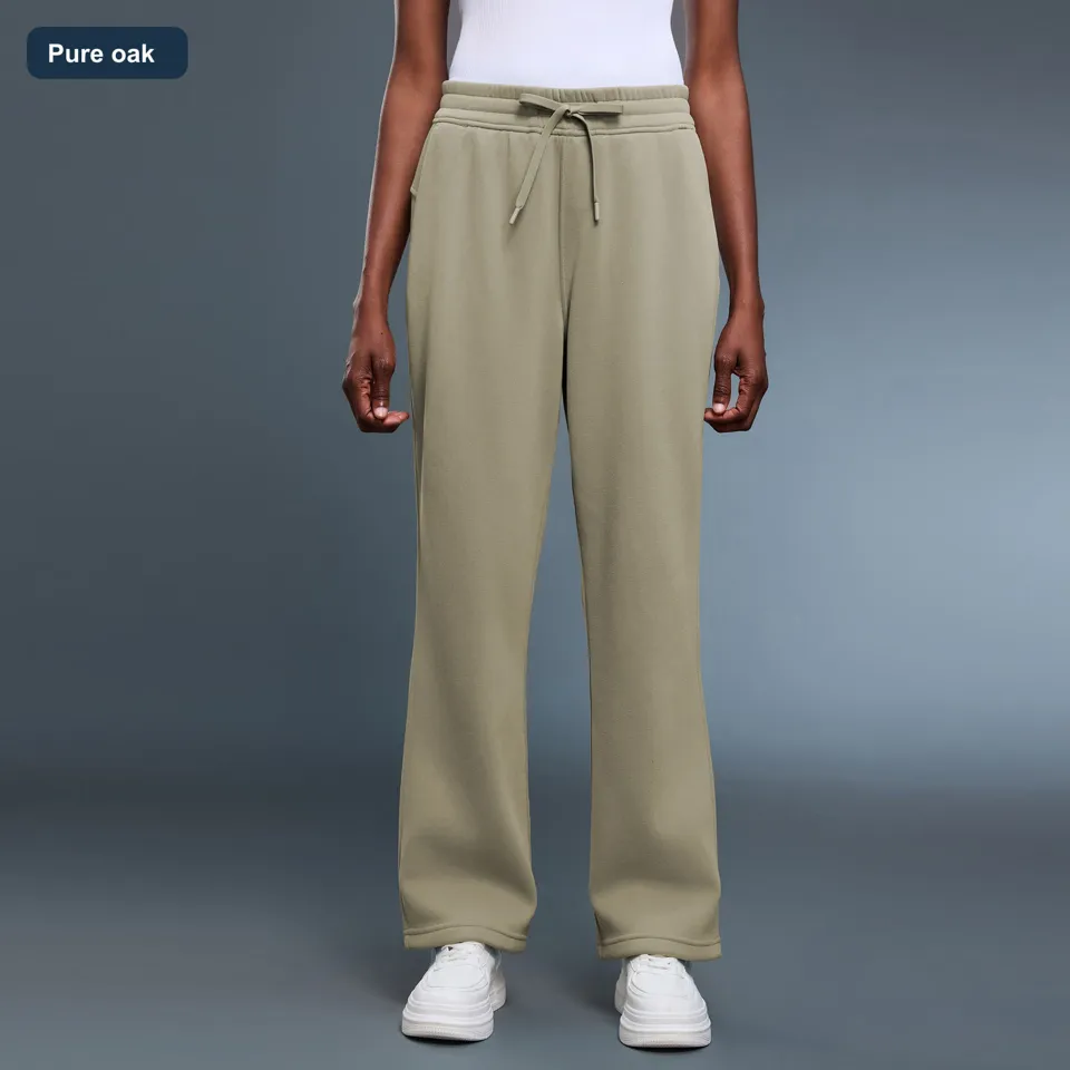 LS-B0540 Women's Cotton Wide-Leg Pants in Pure oak, original product photograph
