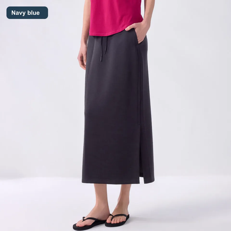LS-B0563 Women's Lyocell Active Skirt in Navy blue, original product photograph