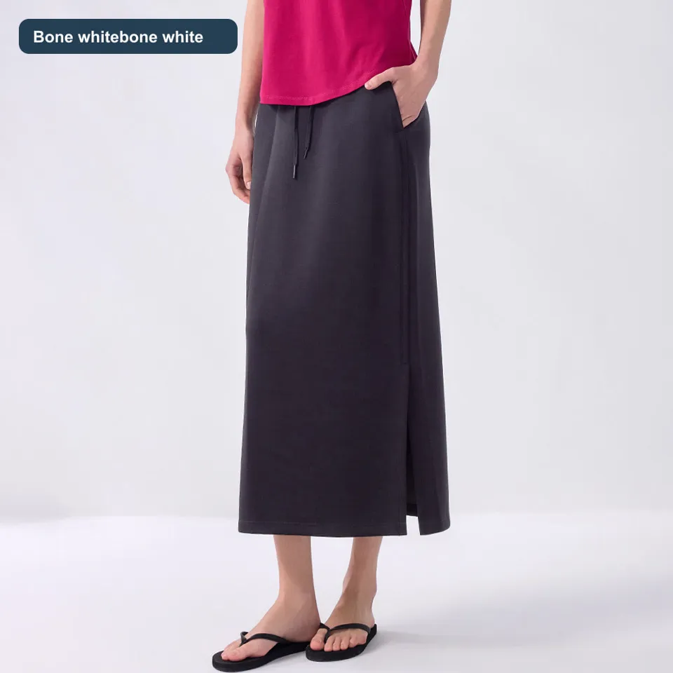 LS-B0563 Women's Lyocell Active Skirt in Bone whitebone white, original product photograph