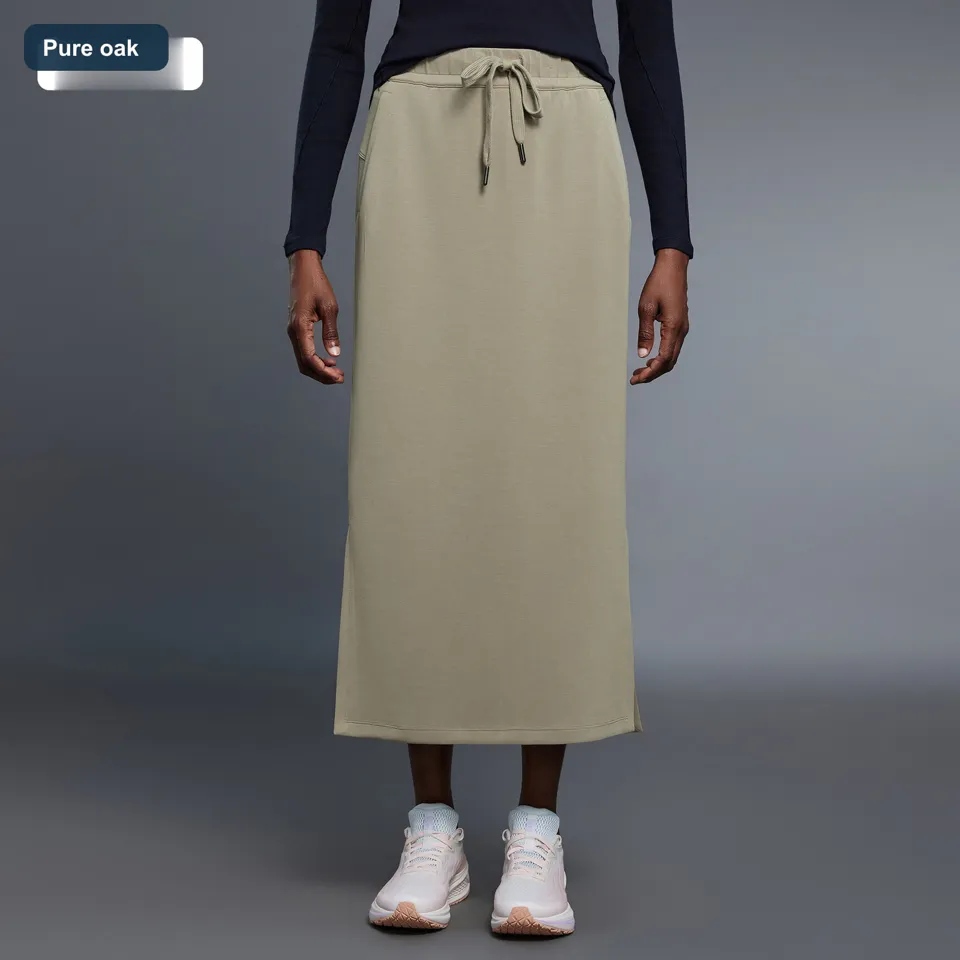 LS-B0564 Women's Modal Active Skirt in Pure oak, original product photograph