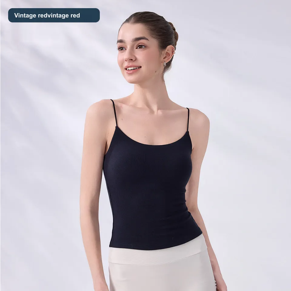 LS-B0570 Women's Modal Sports Bra in Vintage redvintage red, original product photograph